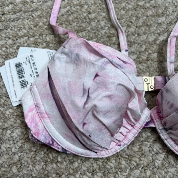 La Perla bikini swim top pink NWT size 8 - Picture 2 of 10